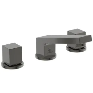 Ideal Standard 3-Loch-Waschtischarmatur Extra Ausladung 140mm Magnetic Grey