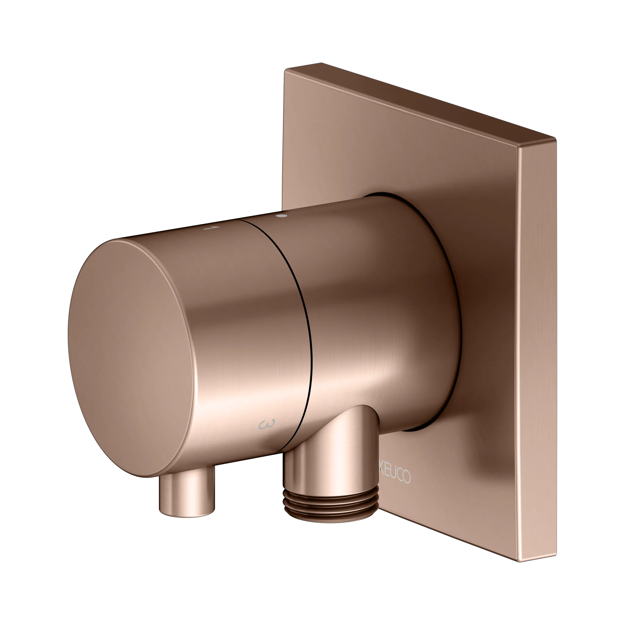 IXMO 3-Wege Umstellventil UP DN15 IXMO Comfort, eckig Rotgold geb. IXMO 3-Wege Umstellventil UP DN15 IXMO Comfort, eckig Rotgold geb.
