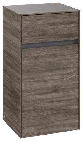 Villeroy & Boch Seitenschrank „Collaro“ 1 Tür, 1 Auszug / Schublade 40,4 × 74,8 × 34,9 cm 1 Tür, Anschlag (Scharnier) rechts, 1 Auszug / Schublade