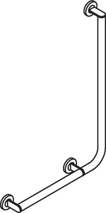 HEWI Haltegriff Ausführung links „System 900“ in Dunkelgrau tiefmatt HEWI Haltegriff Ausführung links „System 900“ in Dunkelgrau tiefmatt