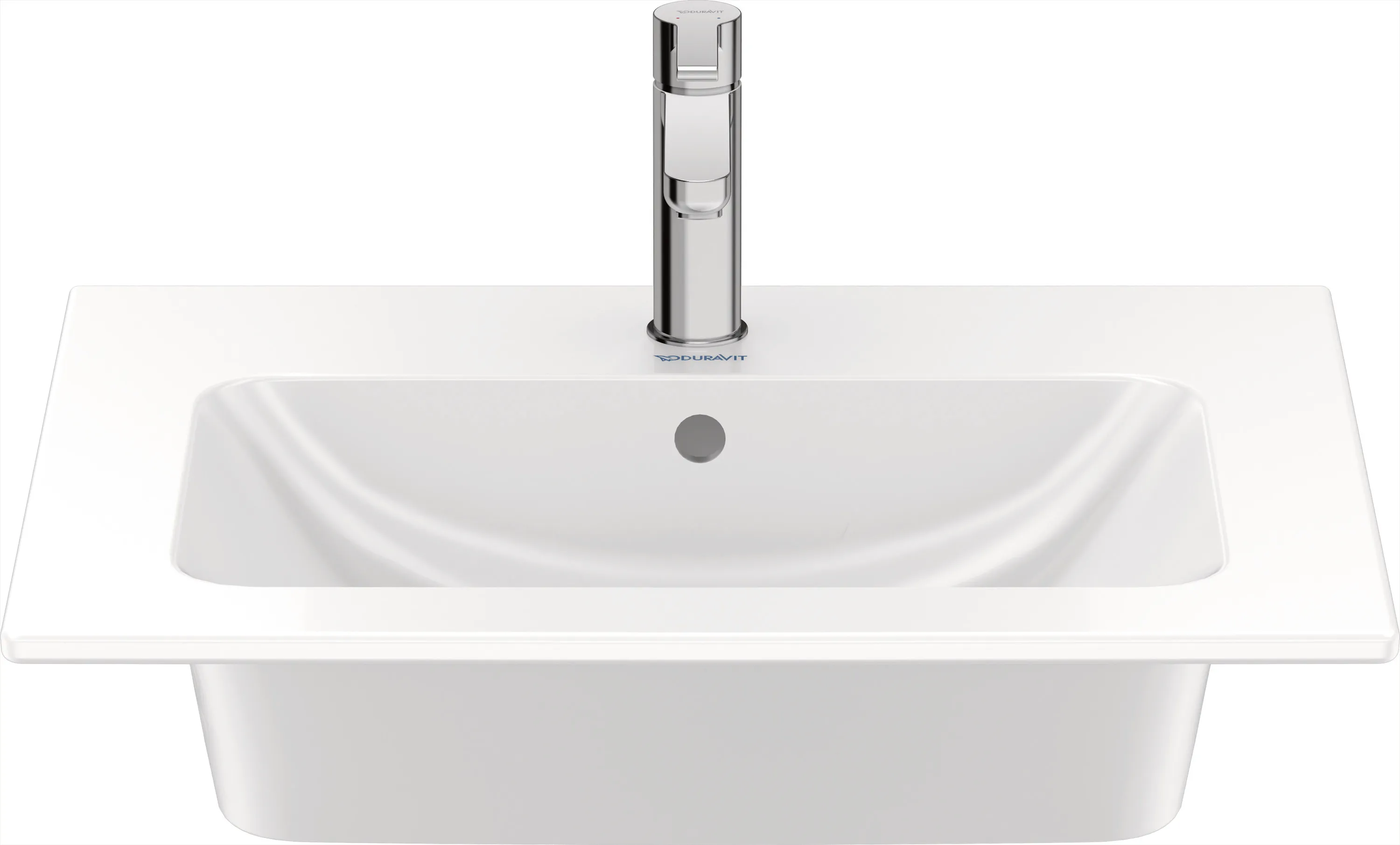 Wandwaschtisch „ME by Starck“, mit Überlauf, Hahnlochposition mittig in Weiß Hochglanz Wandwaschtisch „ME by Starck“, mit Überlauf, Hahnlochposition mittig in Weiß Hochglanz