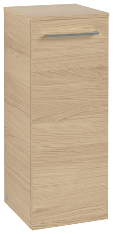 Villeroy & Boch Seitenschrank „Avento“ 35 × 89 × 37,3 × 37,3 cm in Nordic Oak, Anschlag links, Soft Closing, 1 Tür