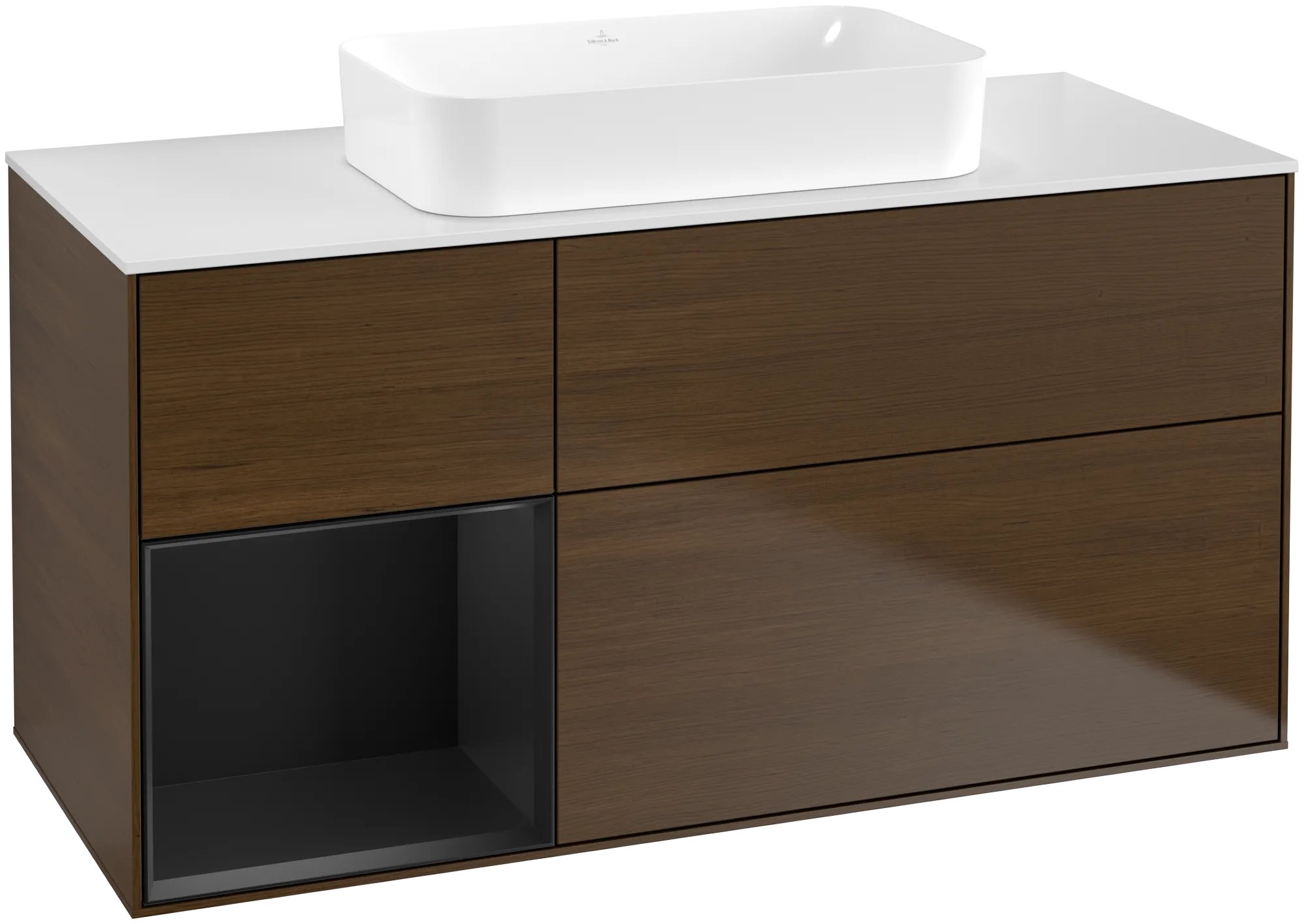 Villeroy & Boch Finion Waschbeckenunterschrank G70 1200x603x501mm mit Beleuchtung