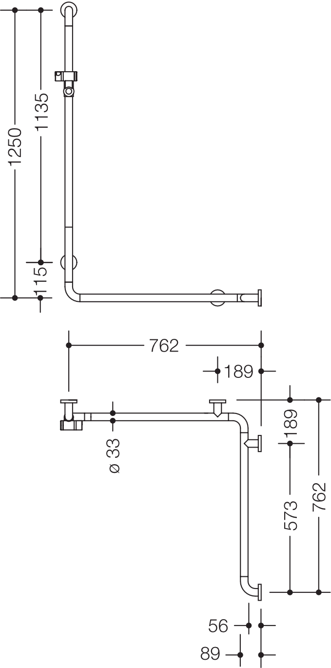 HEWI Haltegriff „Serie 801“