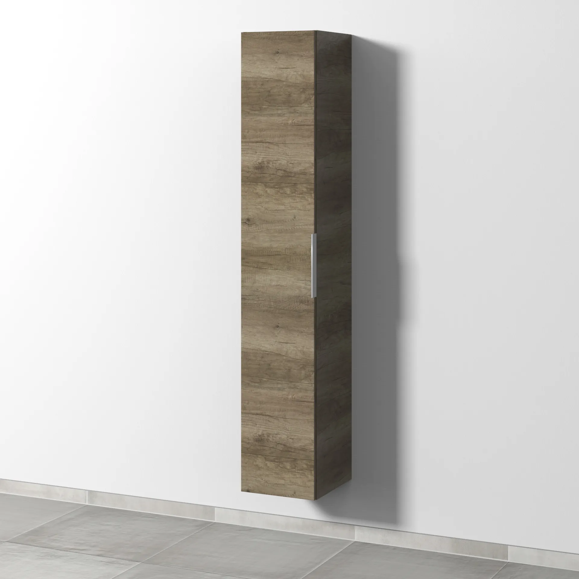 Sanipa Hochschrank „3way“ 300 × 1700 × 345 mm Anschlag links, in Eiche Nebraska, Anschlag links
