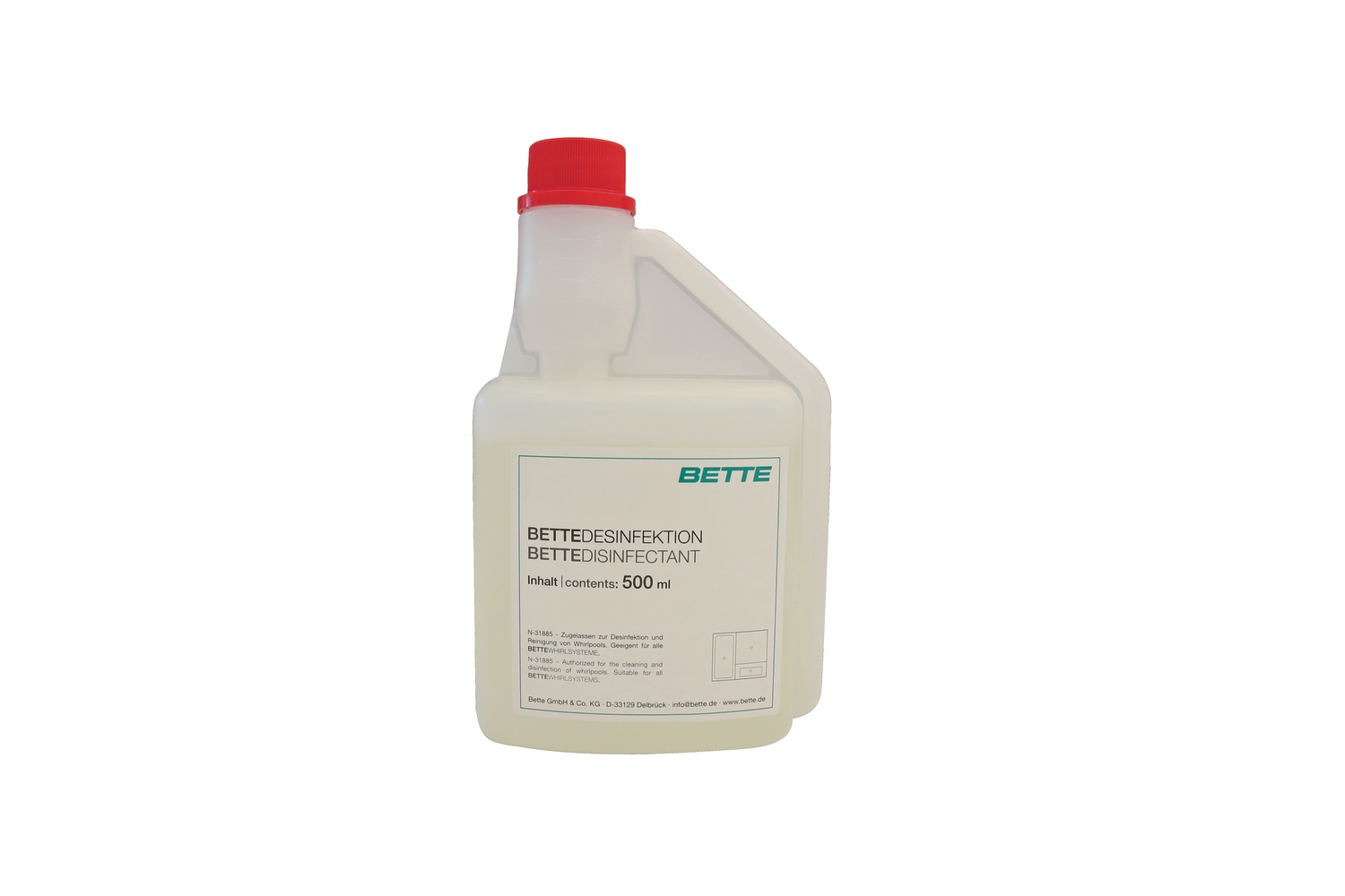 Bette Desinfektionsmittel „Desinfektionsmittel“ (0,5 Liter)
