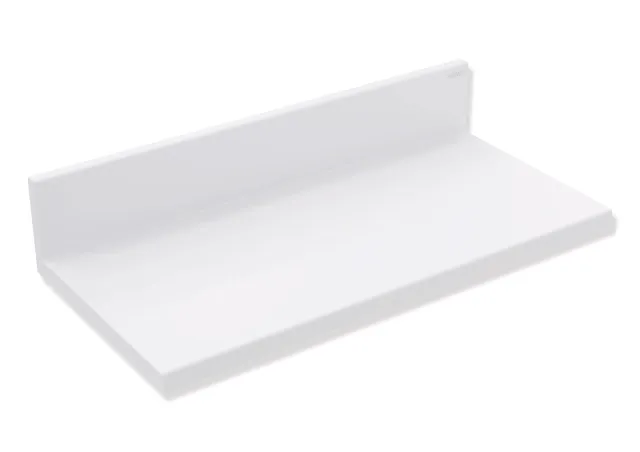 Ablage, Metall, pulverbeschichtet, Breite 200 mm, Höhe 40 mm, Tiefe 98 mm, in Farbe DX (Weiß tiefmatt) Ablage, Metall, pulverbeschichtet, Breite 200 mm, Höhe 40 mm, Tiefe 98 mm, in Farbe DX (Weiß tiefmatt)