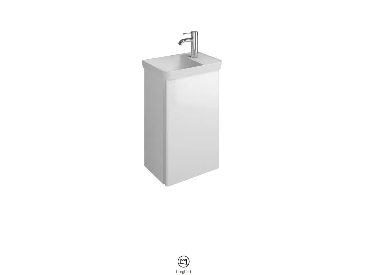 burgbad Waschtischunterschrank „Iveo“ 480 × 730 × 350 mm in Eiche Dekor Cashmere
