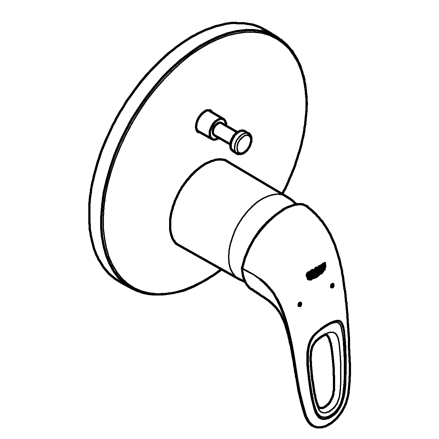 Einhand-Wannenbatterie Eurostyle 24049_3, Fertigmontageset für Rapido SmartBox, Hebel offen, chrom