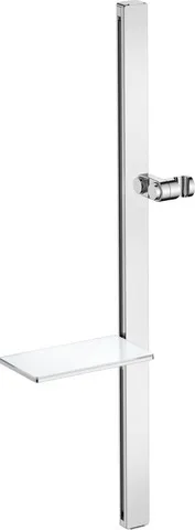 Duravit Brausestange m.Ablage 800mm, Chrom Hochglanz – Zubehör Armaturen