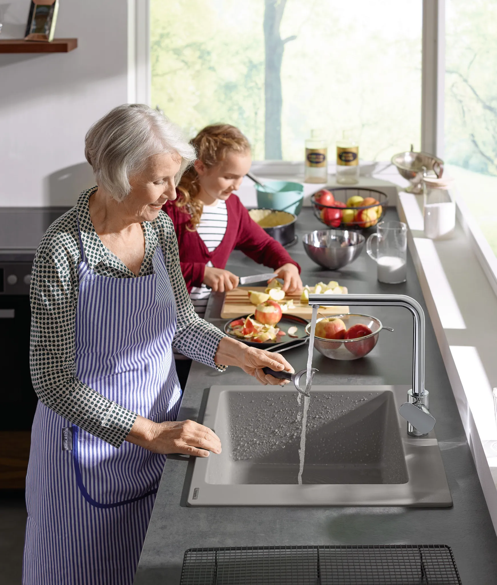 Hansgrohe S51 S510-F450 Einbauspüle 450, Betongrau Hansgrohe S51 S510-F450 Einbauspüle 450, Betongrau