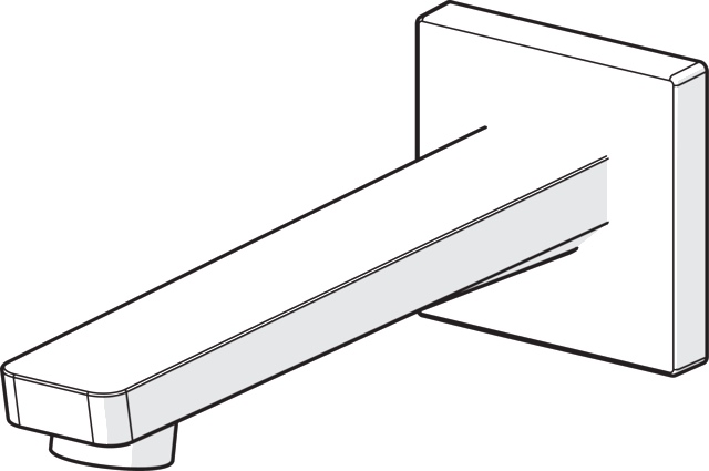 Auslauf für Armaturen „Stela“ in Chrom Auslauf für Armaturen „Stela“ in Chrom