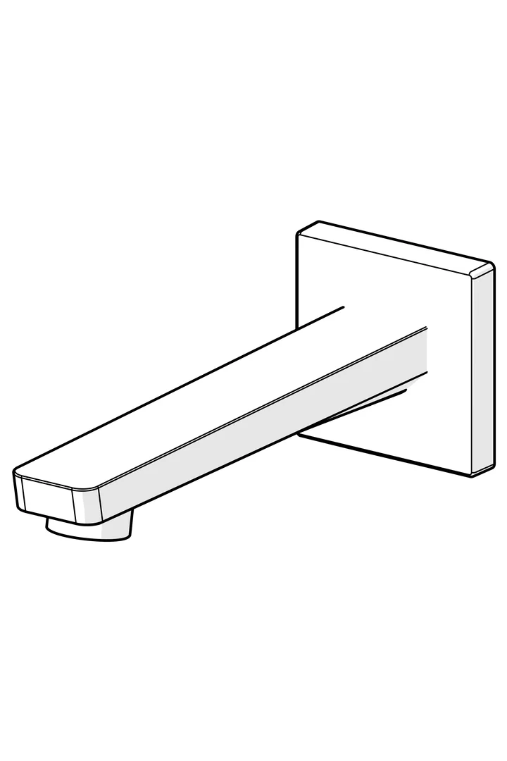 HansaSTELA Einhebelmischer Auslauf HansaSTELA 5724, Ausladung 214 mm, Rosette eckig, Chrom HansaSTELA Einhebelmischer Auslauf HansaSTELA 5724, Ausladung 214 mm, Rosette eckig, Chrom