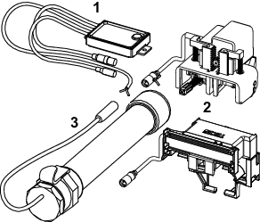TECEplanus WC-Fernauslösung kabelgebund. Elektrotaster 6 V-Batterie