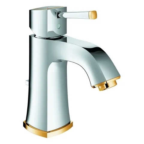 Einhand-Waschtischbatterie Grandera 24369, M-Size, Einlochmontage, Zugstangen-Ablaufgarnitur 1 1/4'', chrom Einhand-Waschtischbatterie Grandera 24369, M-Size, Einlochmontage, Zugstangen-Ablaufgarnitur 1 1/4'', chrom