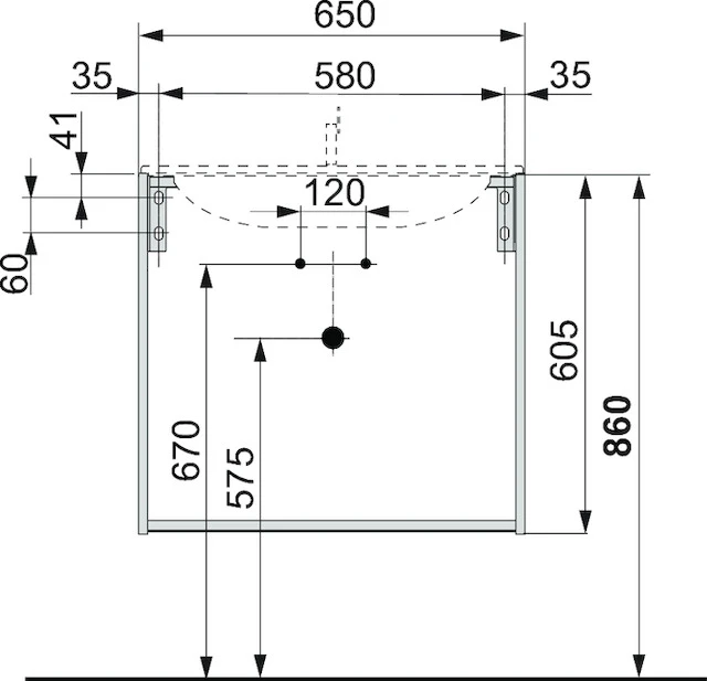 KEUCO X-LINE Waschtischunterbau mit Auszug/Schubkasten 650x605x490mm cashmere/cashmere KEUCO X-LINE Waschtischunterbau mit Auszug/Schubkasten 650x605x490mm cashmere/cashmere