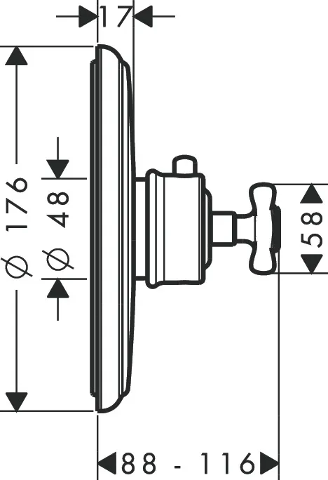 Thermostat Unterputz Axor Montreux Fertigset chrom Thermostat Unterputz Axor Montreux Fertigset chrom