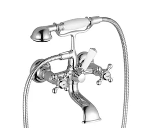 Wannenbatterie für Wandmontage mit Handbrausegarnitur MADISON Chrom 25023360 Wannenbatterie für Wandmontage mit Handbrausegarnitur MADISON Chrom 25023360