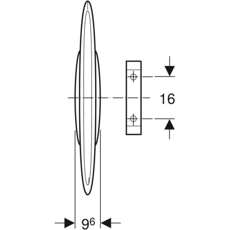 Basic Urinaltrennwand: weiß-alpin Basic Urinaltrennwand: weiß-alpin