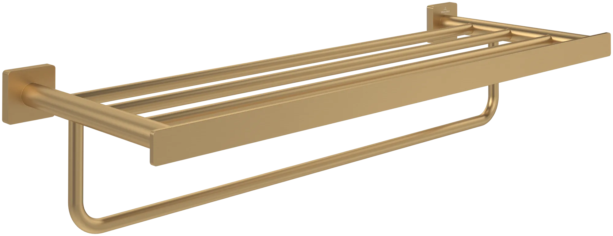 Villeroy & Boch Handtuchhalter „Elements-Striking“, Befestigung verdeckt in Brushed Gold Villeroy & Boch Handtuchhalter „Elements-Striking“, Befestigung verdeckt in Brushed Gold