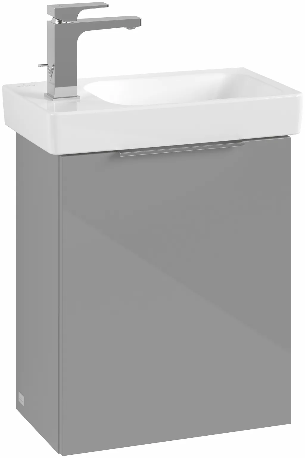 Villeroy & Boch Waschtischunterschrank „Architectura“ 43 × 52 cm Grey, Anschlag links