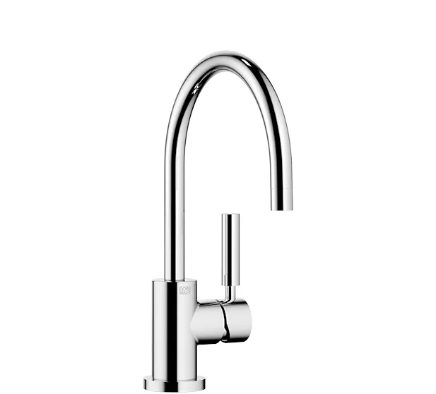 Dornbracht Einhebelmischer TARA Dark Brass gebürstet PVD, Ausladung 201 mm, schwenkbarer Auslauf 360°, Armaturenhöhe 325 mm, Bohrungsdurchmesser 35 mm