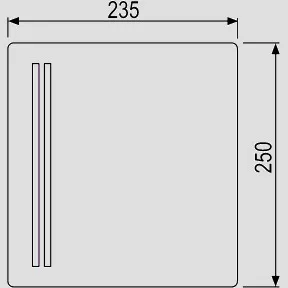 SANIT Abdeckplatte Wandeinbaukasten DN 70-100 SANIT Abdeckplatte Wandeinbaukasten DN 70-100