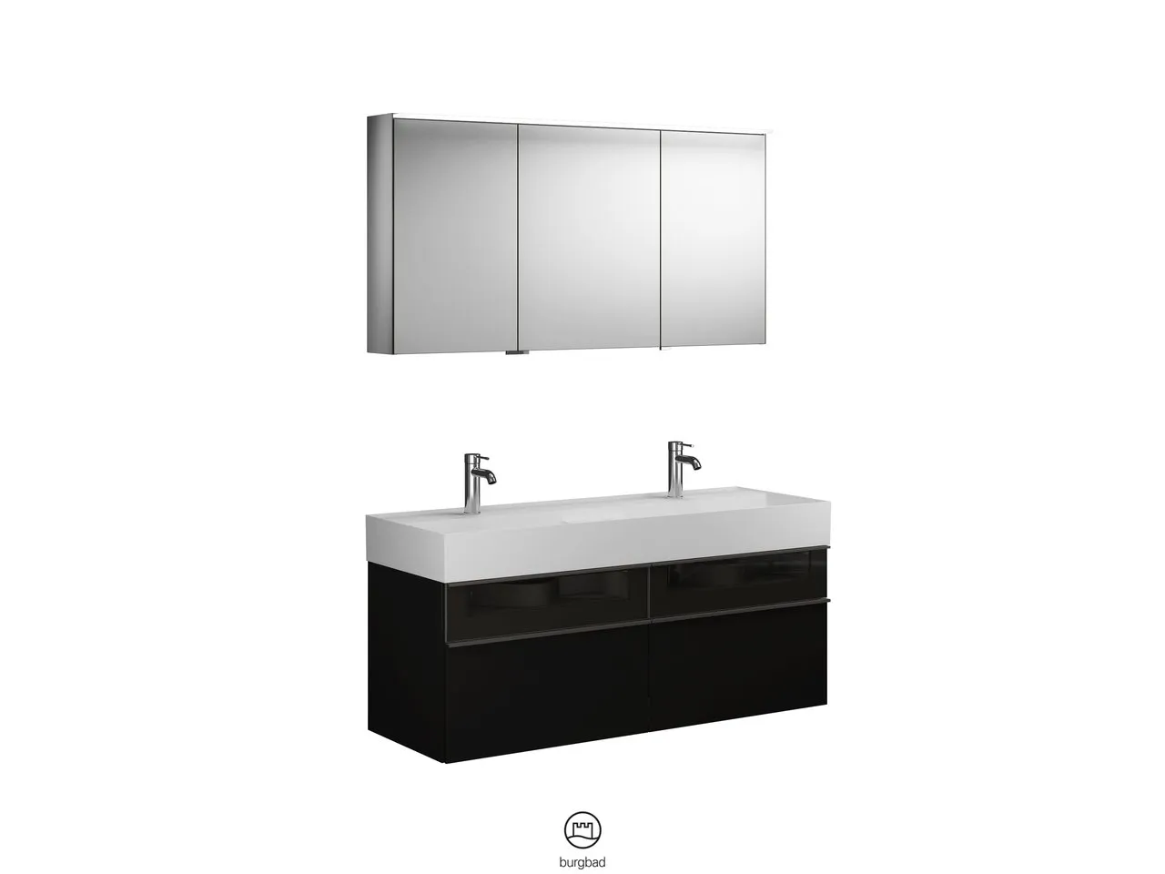 burgbad Yumo PG2 Badmöbelset SFLB132