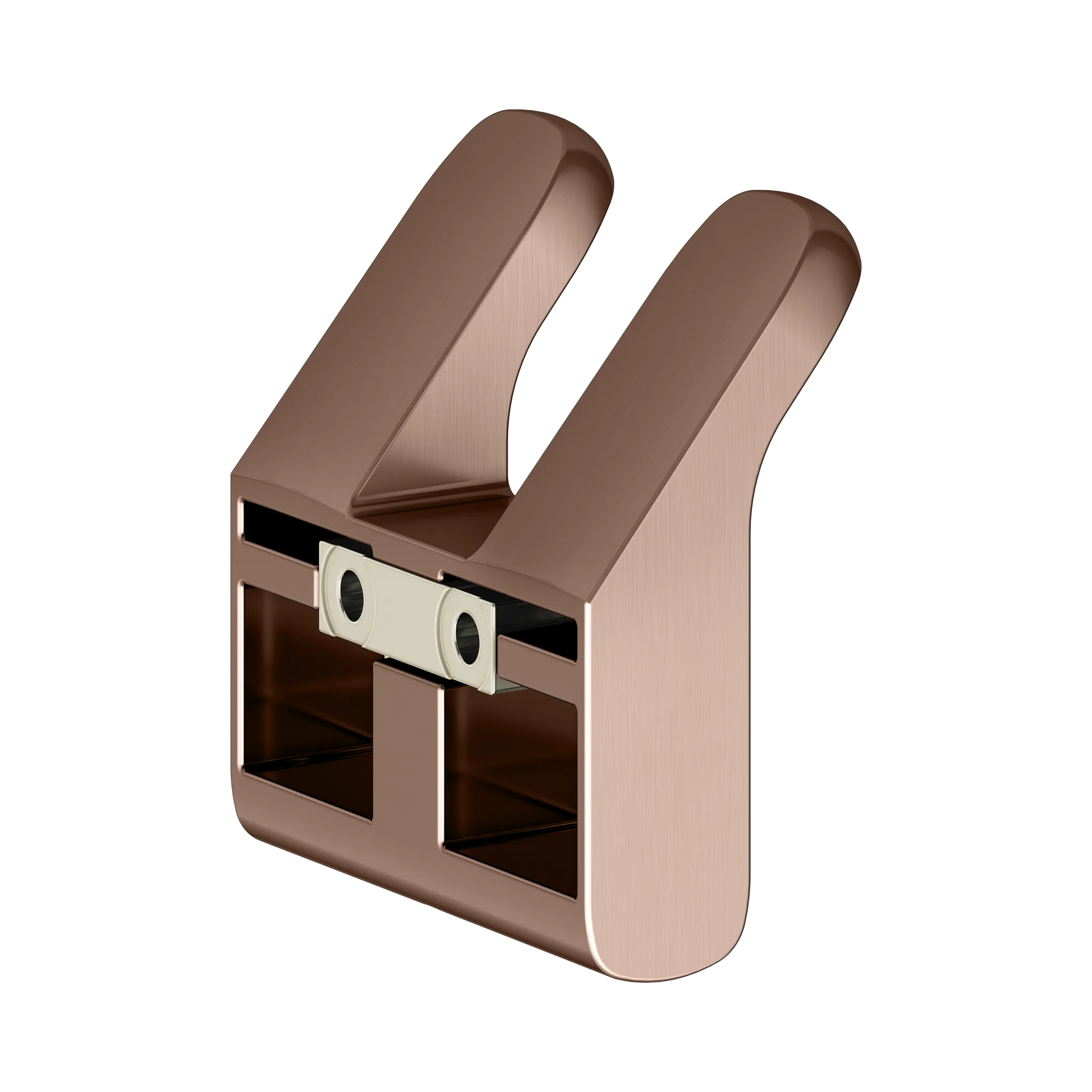 Collection Moll Handtuchhaken doppelt Rotgold gebürstet Collection Moll Handtuchhaken doppelt Rotgold gebürstet