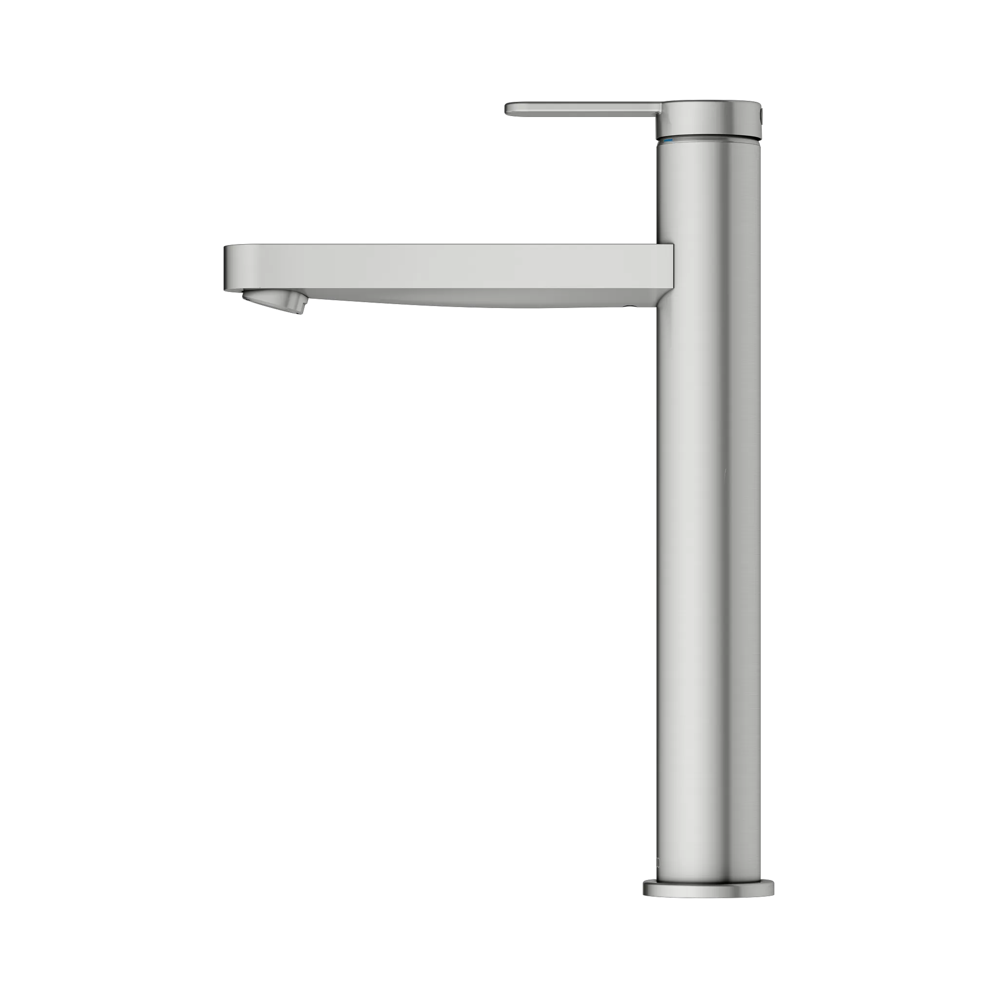 KEUCO IXMO Einhebel-Waschtischmischer 210 IXMO Flat ohne Zugstangen-Ablaufgarnitur IXMO Flat, Rosette rund Edelstahl-finish