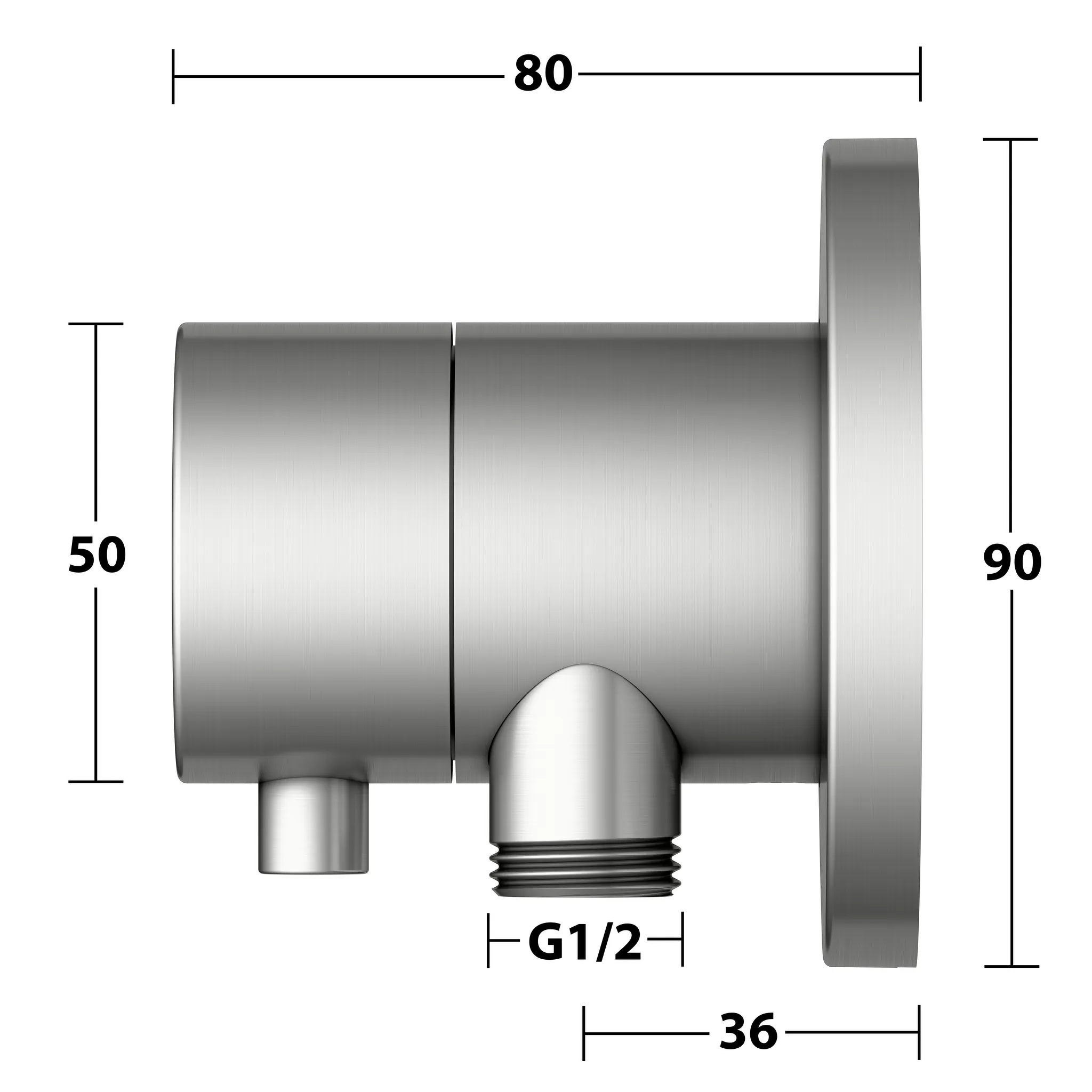 KEUCO IXMO Umstellventil Unterputz für 2 Verbraucher mit Schlauchanschluss und Brausehalter