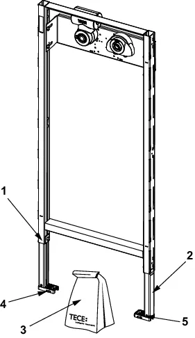 TECEprofil Bad-/Duschmodul mit TECEflex Hygienebox für den Warmwasseranschluss und U-Doppel-Wandscheibe, Schall- und Wärmegedämmt für AP-Armaturen TECEprofil Bad-/Duschmodul mit TECEflex Hygienebox für den Warmwasseranschluss und U-Doppel-Wandscheibe, Schall- und Wärmegedämmt für AP-Armaturen