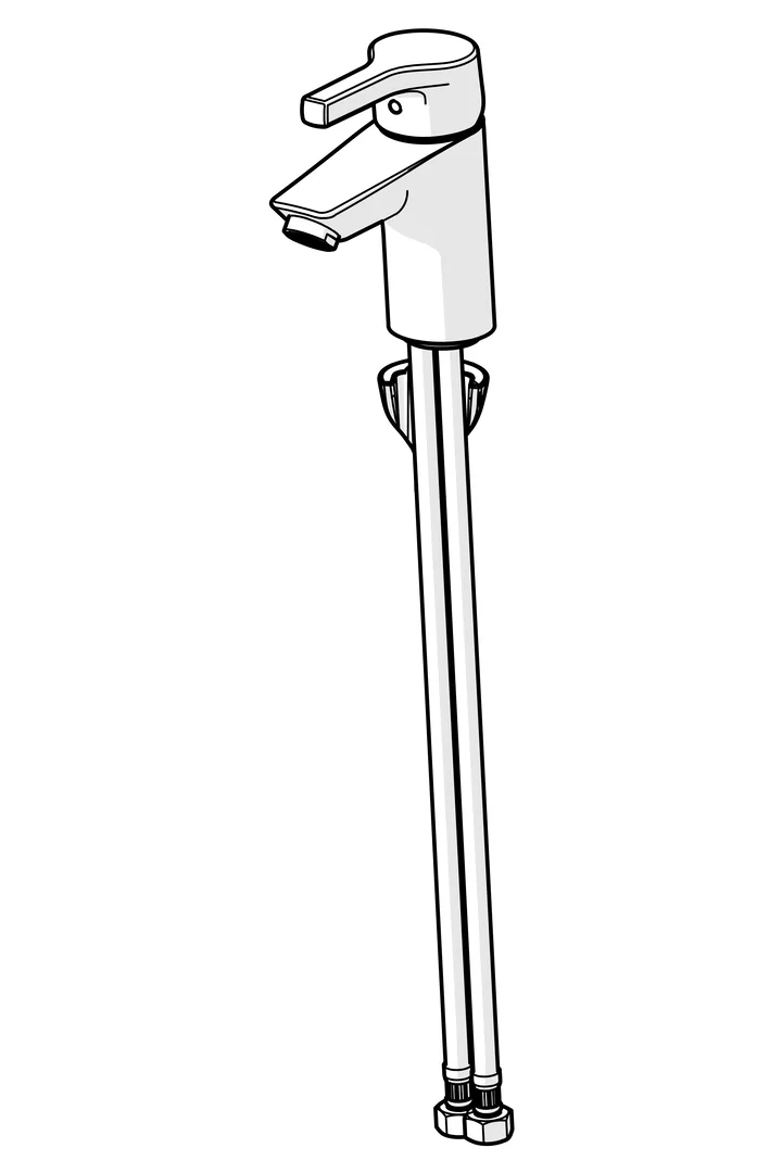 HA Einhebelmischer Waschtischbatterie HANSAPALENO 5636 Ausladung 103 mm DN15 Chrom HA Einhebelmischer Waschtischbatterie HANSAPALENO 5636 Ausladung 103 mm DN15 Chrom