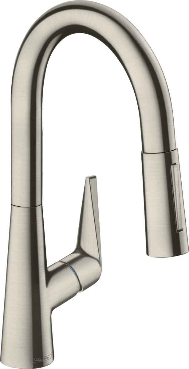 Hansgrohe Talis M51 Einhebel-Küchenmischer 160 mit Ausziehbrause 2jet Edelstahl, Schwenkbereich 110° oder 150°, Laminarstrahl und Brausestrahl, arretierbar, MagFit magnetische Brausehalterung, Quick-Connect Schlauch, max. Durchflussmenge 9 l/min bei 3 ba Hansgrohe Talis M51 Einhebel-Küchenmischer 160 mit Ausziehbrause 2jet Edelstahl, Schwenkbereich 110° oder 150°, Laminarstrahl und Brausestrahl, arretierbar, MagFit magnetische Brausehalterung, Quick-Connect Schlauch, max. Durchflussmenge 9 l/min bei 3 ba