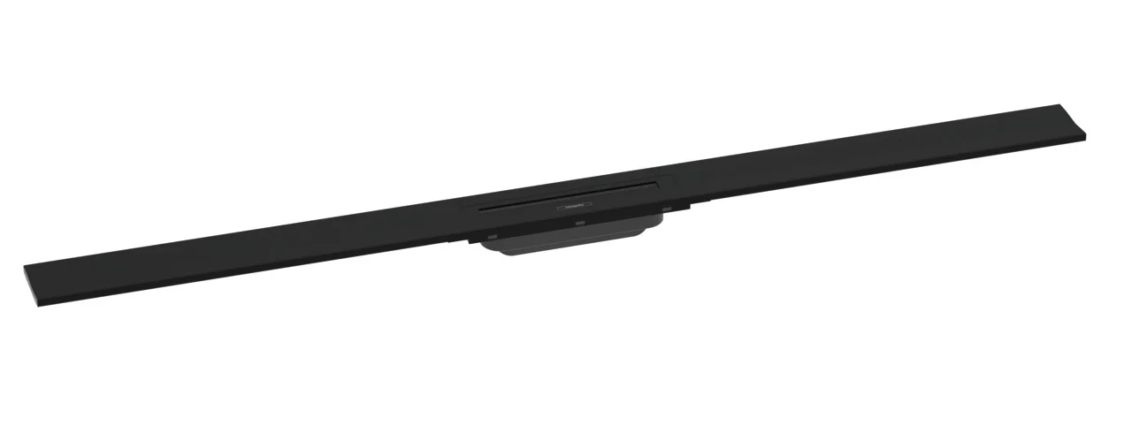 Hansgrohe RainDrain Flex Duschrinne 1200 mm, wandangebunden, Mattschwarz