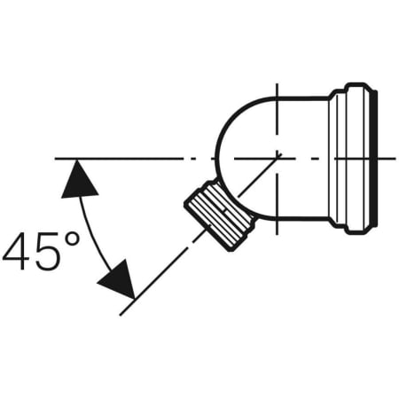 Geberit Anschlussbogen Geberit Anschlussbogen