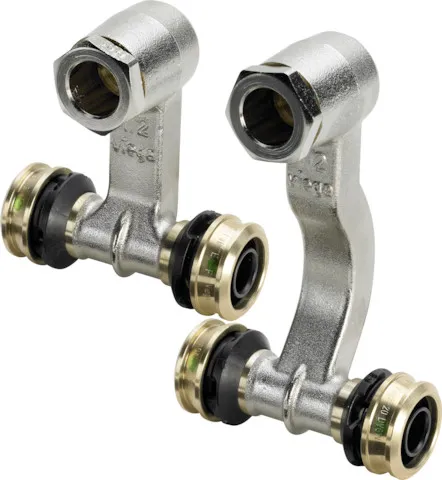 Viega „Raxofix“ Sockelleisten- Heizkörperanschlussstück 20 mm × 1/2″ Viega „Raxofix“ Sockelleisten- Heizkörperanschlussstück 20 mm × 1/2″