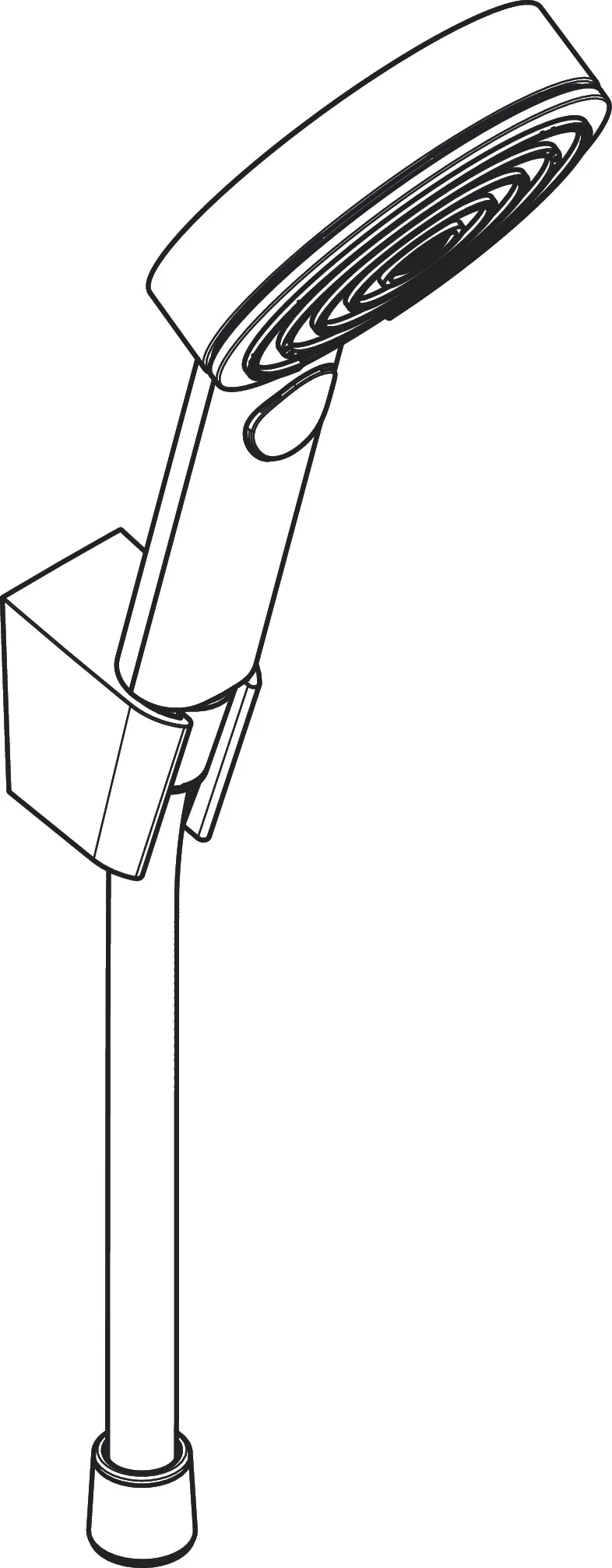 Porterset Pulsify 105 3jet mit Brauseschlauch 1250mm chrom Porterset Pulsify 105 3jet mit Brauseschlauch 1250mm chrom