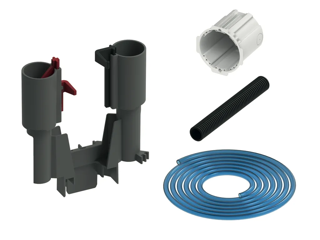 flushpoint pneumat. Fernauslösung f. Spülk. m. Ablaufventil A 5, Rohbauset flushpoint pneumat. Fernauslösung f. Spülk. m. Ablaufventil A 5, Rohbauset