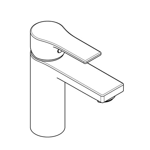 Kludi ZENTA SL Waschtisch-EHM 100mm, chrom Kludi ZENTA SL Waschtisch-EHM 100mm, chrom