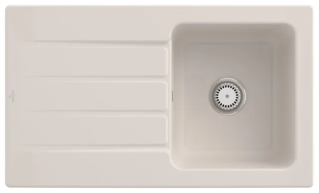 Villeroy & Boch Einbau-Küchenspülbecken „Architectura“ 50 860 × 510 × 220 mm in Crema Villeroy & Boch Einbau-Küchenspülbecken „Architectura“ 50 860 × 510 × 220 mm in Crema