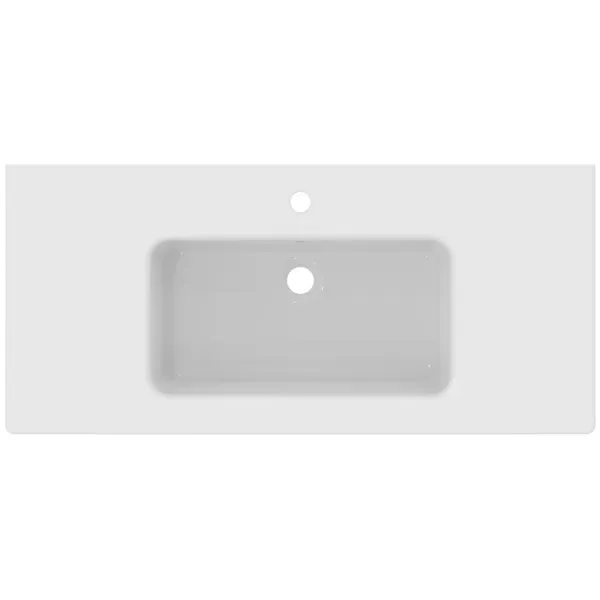 Waschbecken „Eurovit“ 101,5 × 46,5 × 17,5 cm, Hahnlochposition mittig Waschbecken „Eurovit“ 101,5 × 46,5 × 17,5 cm, Hahnlochposition mittig