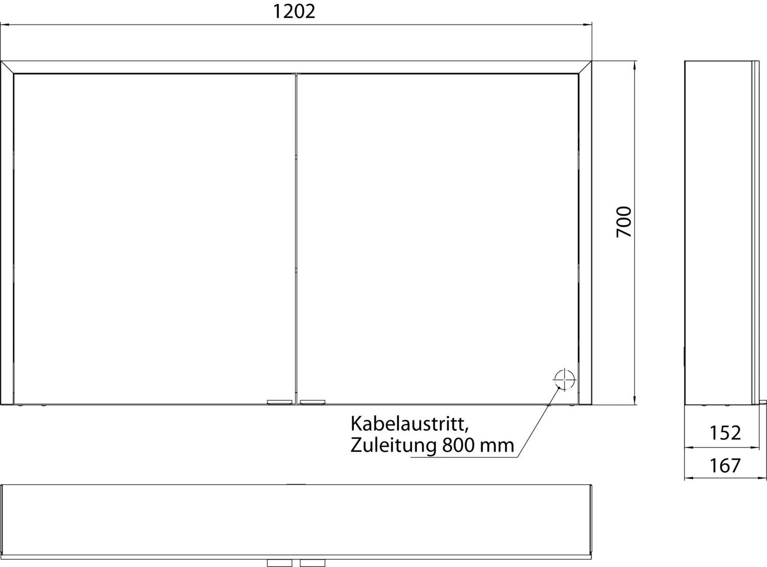 emco Spiegelschrank „prime 3“