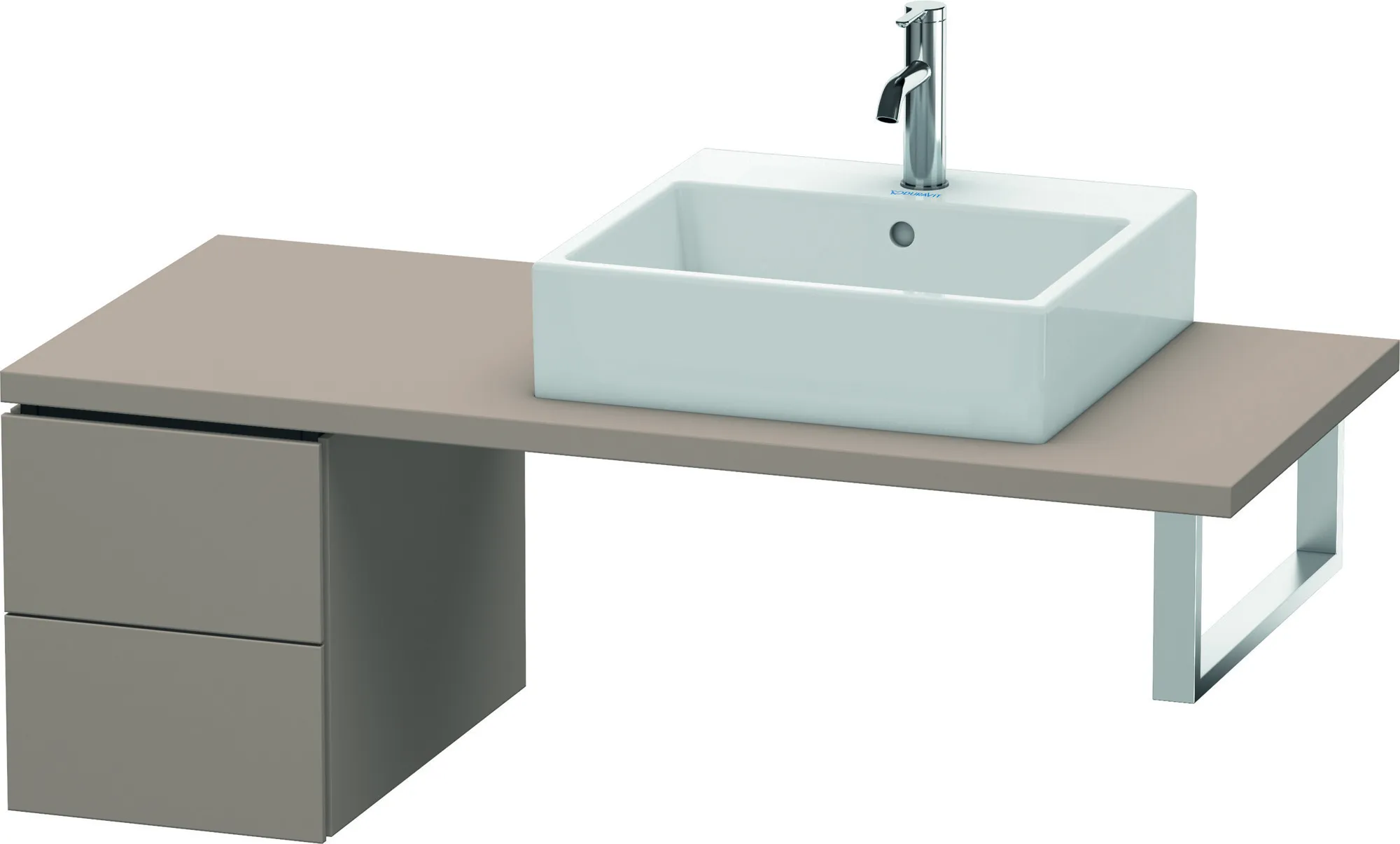 Duravit Unterschrank für Konsole „L-Cube“ 32 × 40 × 54,7 cm Basalt Matt Duravit Unterschrank für Konsole „L-Cube“ 32 × 40 × 54,7 cm Basalt Matt