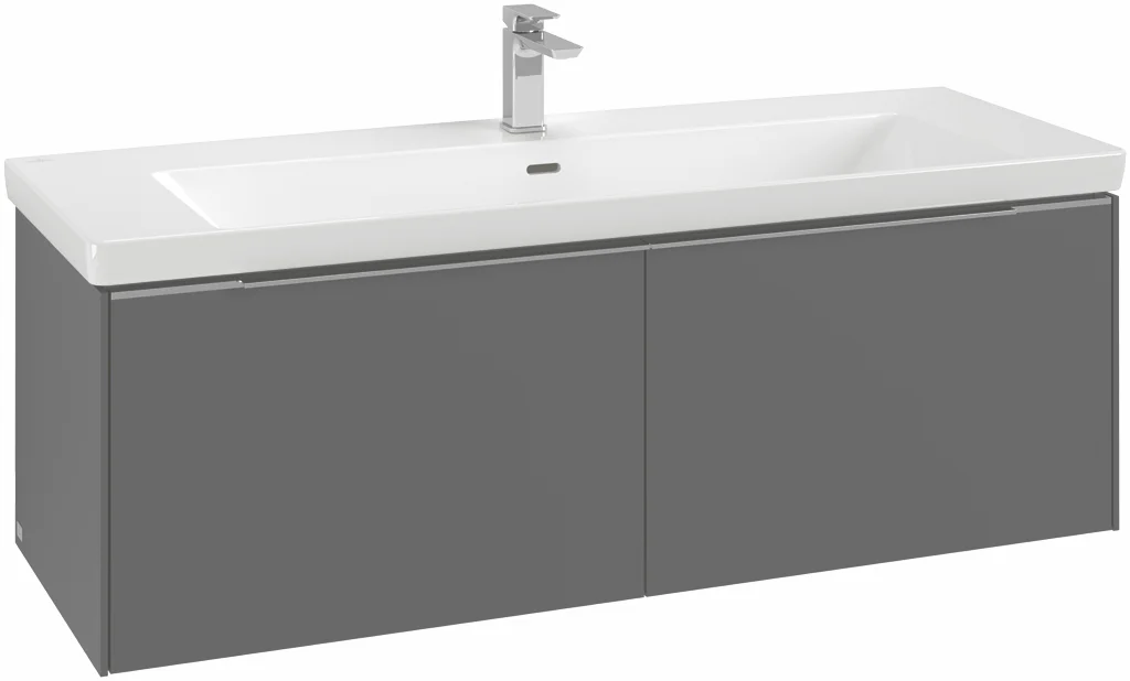 Villeroy & Boch Subway 3.0 Waschbeckenunterschrank C601L0, 1272 x 429 x 478 mm, Black Oak Villeroy & Boch Subway 3.0 Waschbeckenunterschrank C601L0, 1272 x 429 x 478 mm, Black Oak