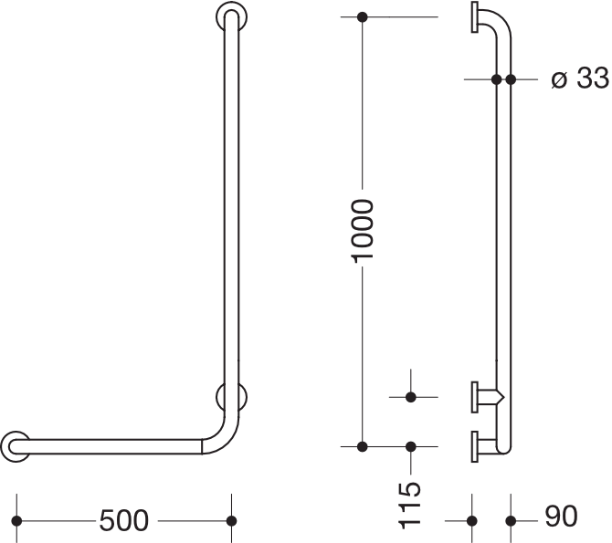 HEWI Haltegriff „Serie 805“