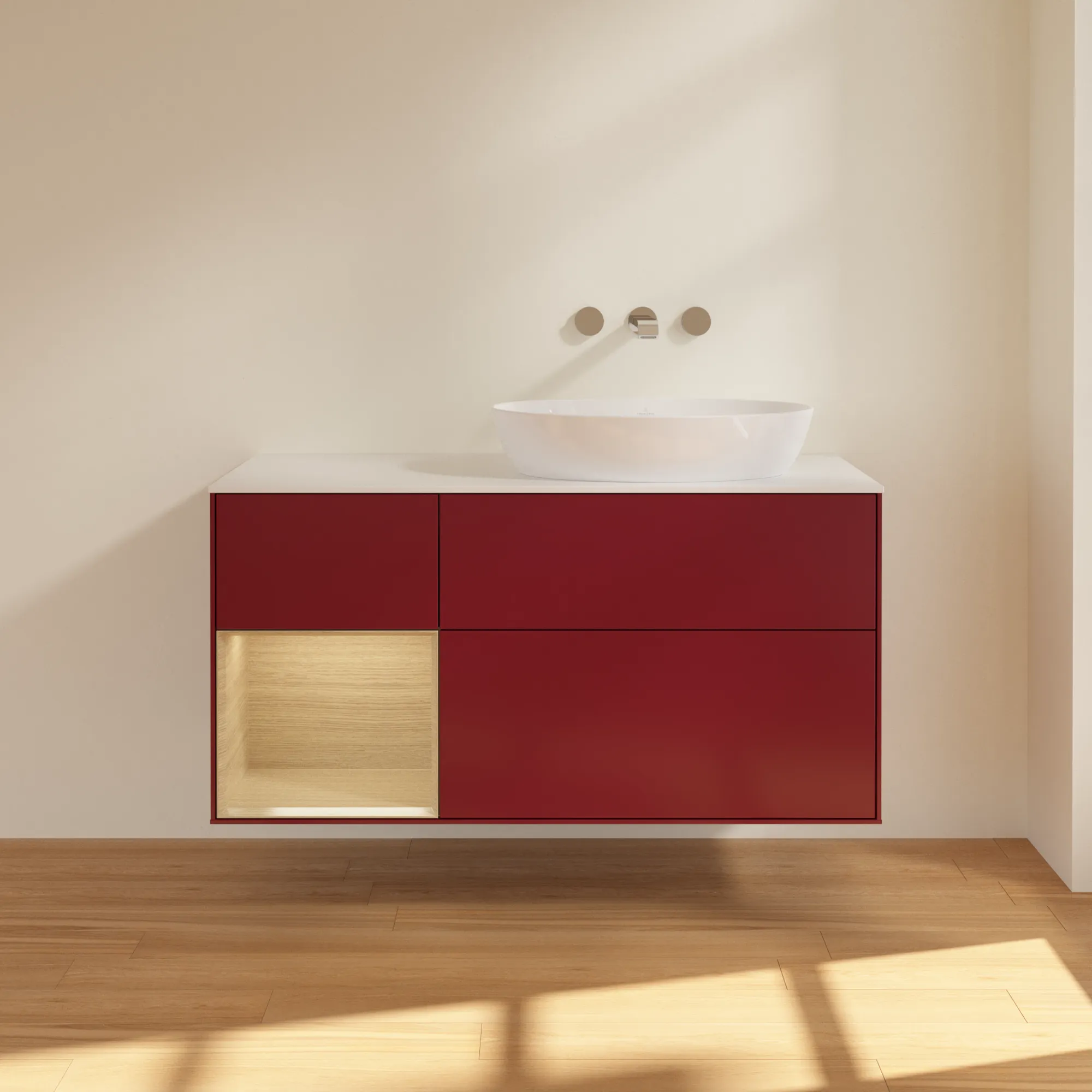 Villeroy & Boch Finion FA4 Waschbeckenunterschrank 1200x603x501mm mit Beleuchtung