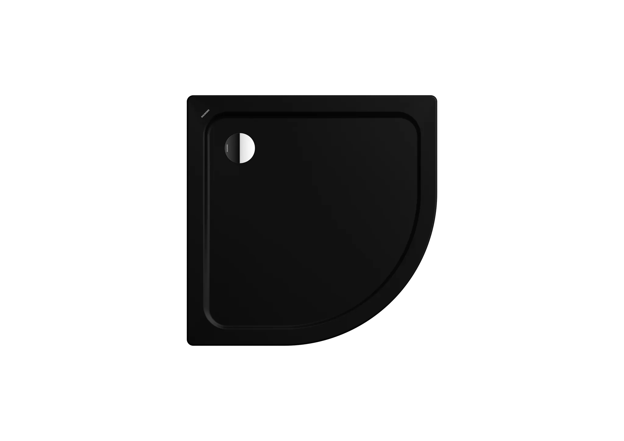 Kaldewei viertelkreis Duschwanne „Arrondo“ 100 × 100 cm in schwarz matt Kaldewei viertelkreis Duschwanne „Arrondo“ 100 × 100 cm in schwarz matt