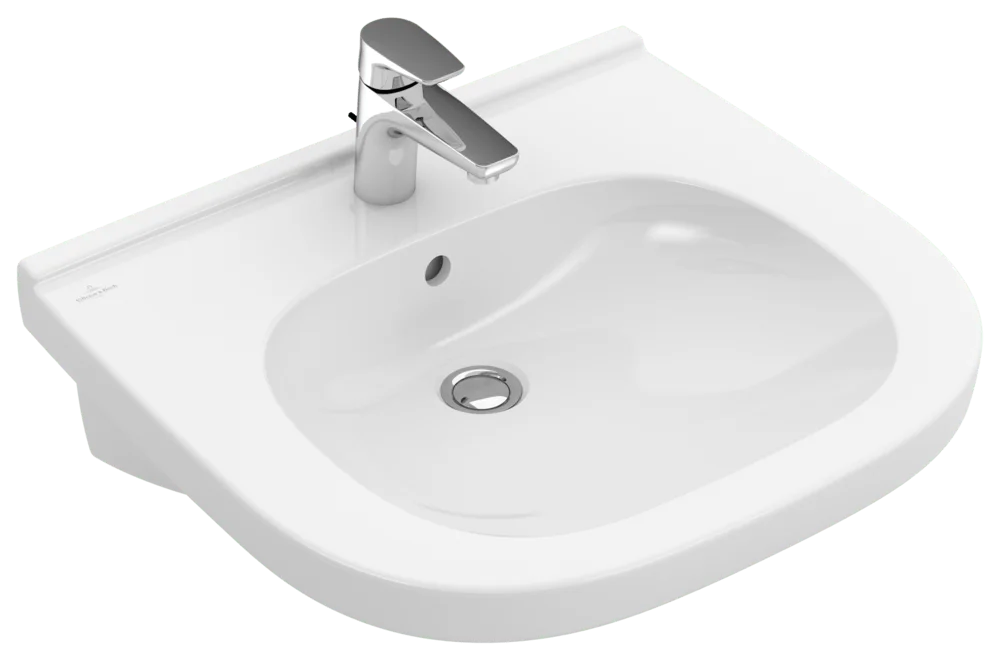 Villeroy & Boch ViCare Waschbecken Oval 600x550mm Weiß Alpin CeramicPlus