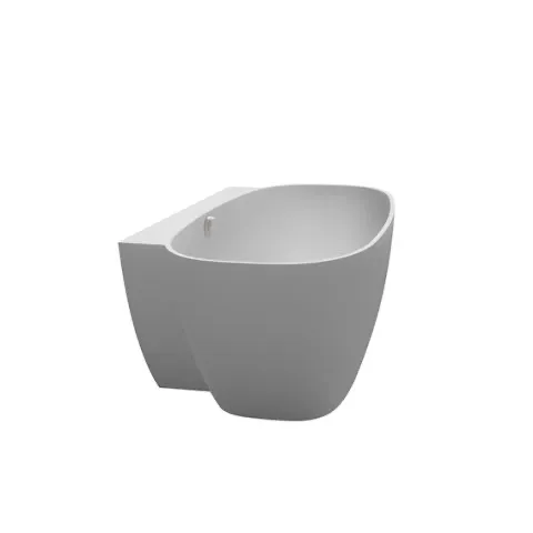 Hoesch LaBrillante Badewanne 1800x800 Vorwand Weiß Matt mit Überlaufbefüllung